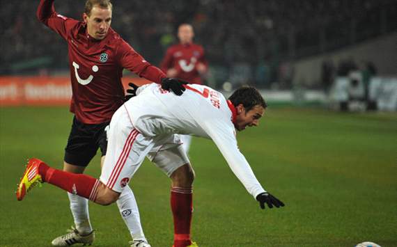 Hannover 96 v 1. FC Nürnberg - Bundesliga, Jan Schlaudraff; Markus Feulner