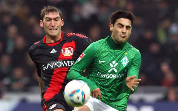 SV Werder Bremen vs. Bayer 04 Leverkusen, Mehmet Ekici & Stefan Reinartz