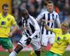 West Brom 1-2 Norwich: Canaries win it late