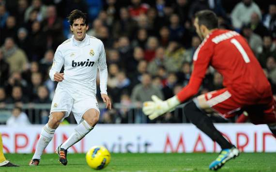 Liga BBVA: Real Madrid-Zaragoza: Kaka