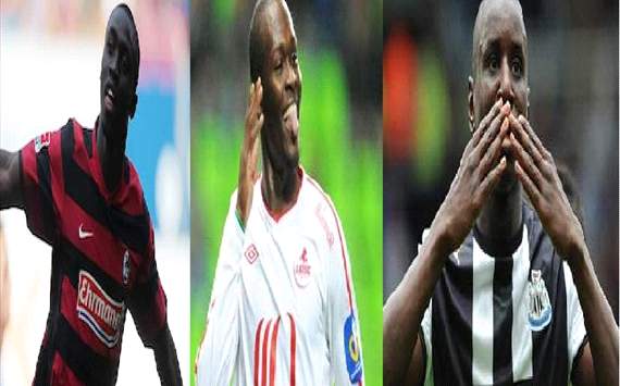 Moussa Sow & Demba Ba & Papiss Demba Cissé