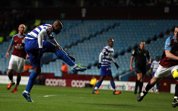 EPL: Djibril Cisse, Aston Villa v Queens Park Rangers