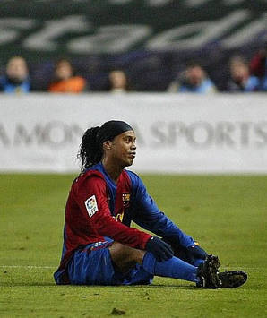 Ronaldinho - Espanyol-Barcelona (AFP)