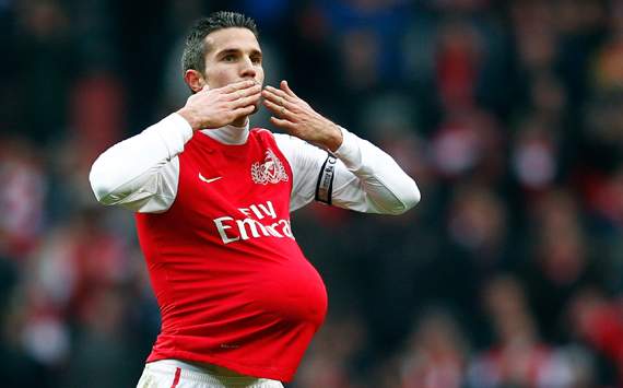 EPL,Robin van Persie, Arsenal v Blackburn Rovers