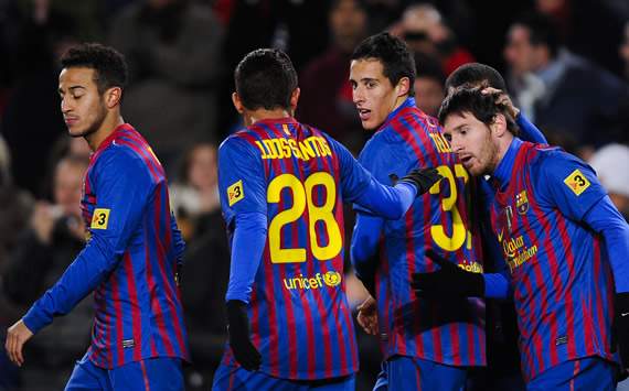 Liga BBVA: FC Barcelona-Real Sociedad: Christian Tello