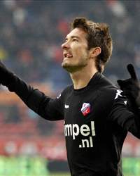 Edouard Duplan (FC Utrecht) scores twice against Ajax