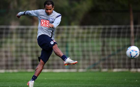 Herthas Raffael beim Training