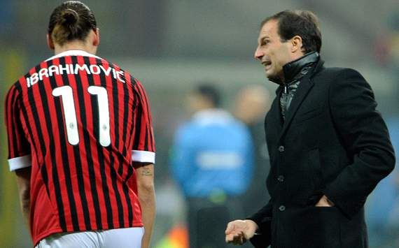 Ibrahimovic & Allegri - Milan (Getty Images)