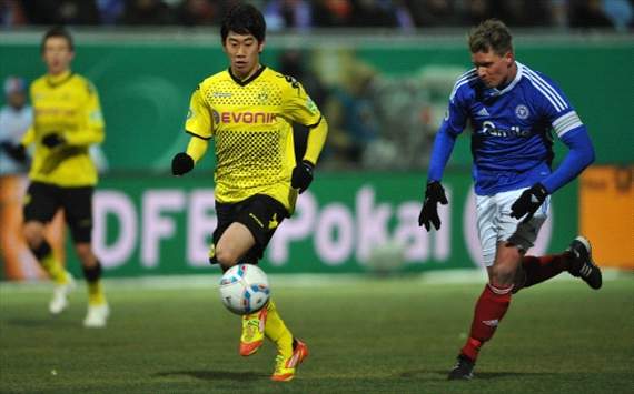 Dortmund und Kiel lieferten ein gutes Spiel bei schweren Bedingungen