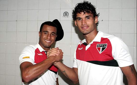 Lucas e Willian - São Paulo (Rubens Chiri / www.saopaulofc.net)