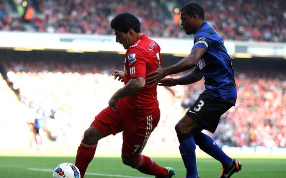 Patrice Evra & Luis Suarez 