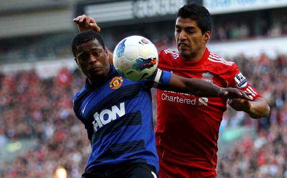 Patrice Evra & Luis Suarez