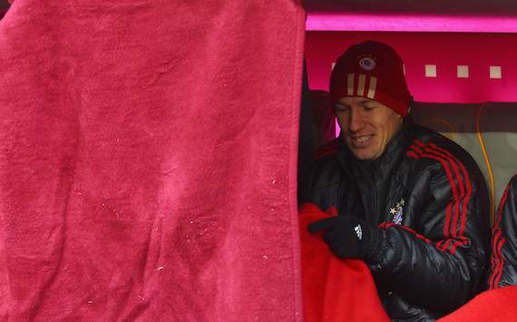 Bayerns Bankdrücker Arjen Robben