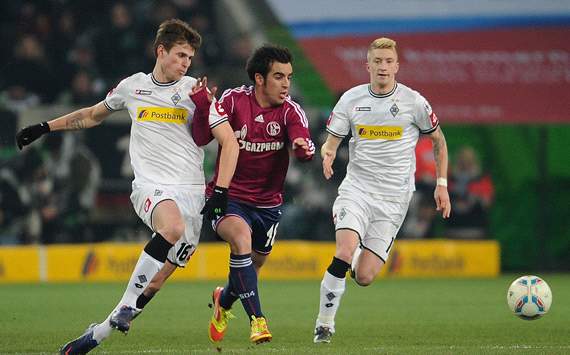 Borussia Mönchengladbach v FC Schalke 04, Havard Nordtveit & Jurado