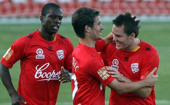 A-League - Adelaide United - Bruce Djite - Dario Vidosic - Nigel Boogaard