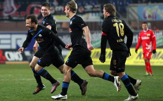 Kollektiver Jubel beim SC Paderborn