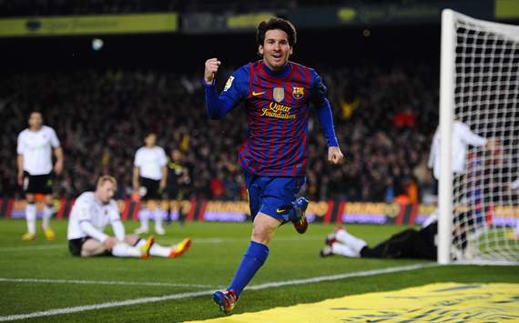Lionel Messi, Barcelona, Valencia