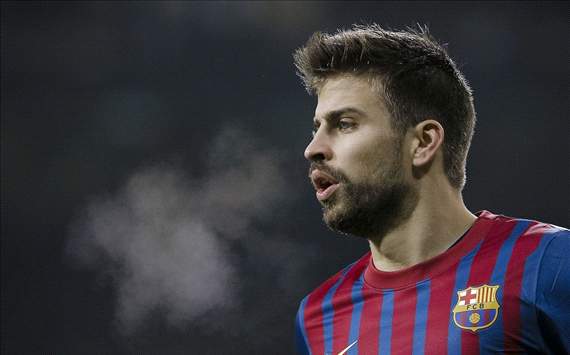 Gerard Pique has been heavily criticised in recent months but against Milan 