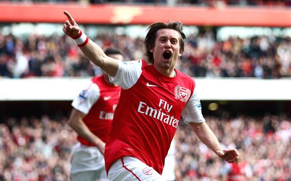 EPL: Tomas Rosicky, Arsenal v Tottenham