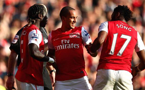 EPL: Theo Walcott, Arsenal v Tottenham