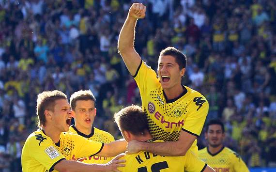 Borussia Dortmund: Lukas Piszczek, Sven Bender, Jakub Blaszczykowski & Robert Lewandowski