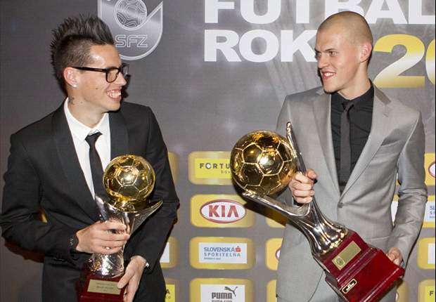 Liverpool’s Martin Skrtel claims third Slovakia Player of the Year award