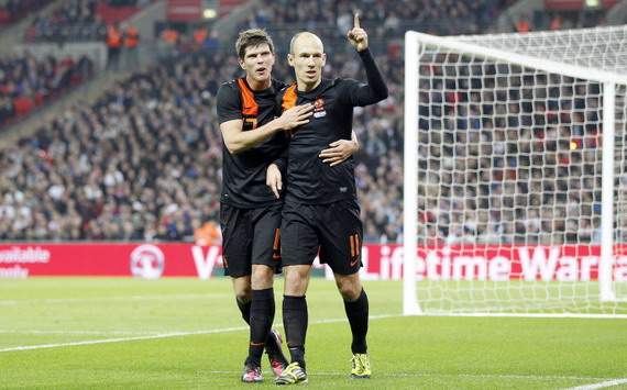 Ruthless Robben denies England