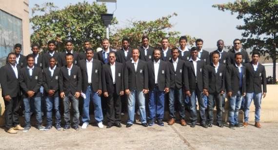Salgaocar Team at Oman airport