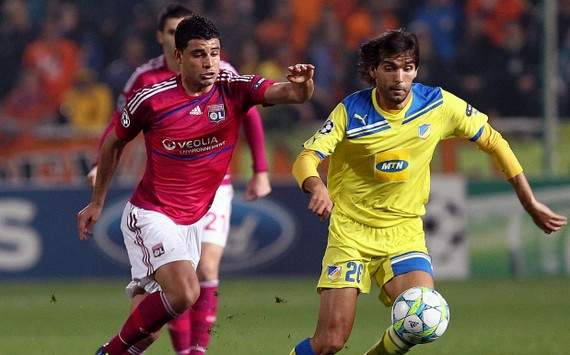 Champions League : Nuno Morais vs Ederson (APOEL Nicosia vs Olympique Lyonnais)