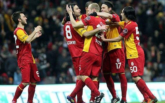 STSL: Galatasaray's goal celebration