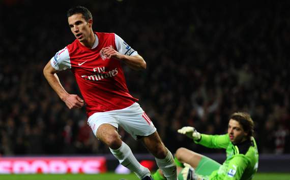 EPL - Arsenal v Newcastle United , Robin van Persie