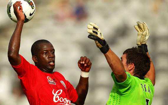 A-League - Adelaide United - Central Coast Mariners - Bruce Djite - Mat Ryan