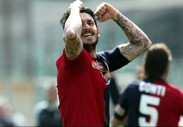 Amichevoli, Cagliari-Casale 5-0: Doppio Pinilla, Cossu e Thiago Ribeiro inventano