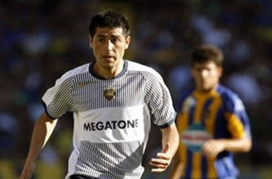 Riquelme - Boca-Central (AFP)
