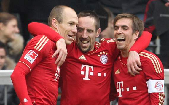 FC Bayern München: Arjen Robben, Franck Ribery & Philipp Lahm