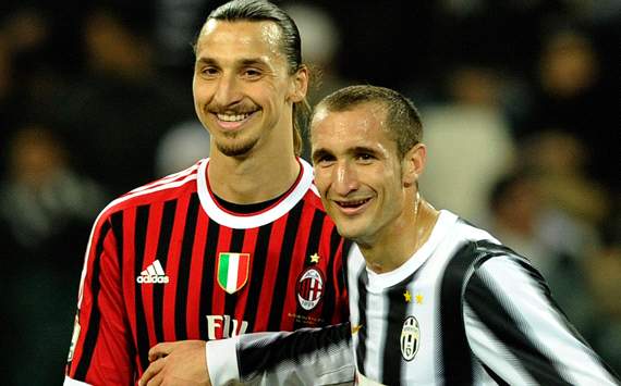 Ibrahimovic & Chiellini - Juventus-Milan - Tim Cup