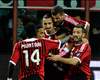 Milan players celebrating - Milan-Roma (Getty Images)
