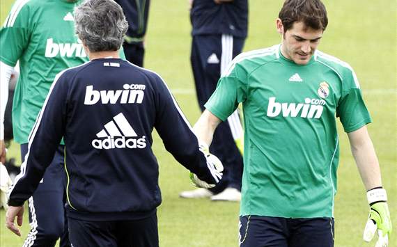 Jose Mourinho y Iker Casillas - Real Madrid