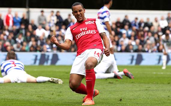 EPL: Theo Walcott, QPR v Arsenal