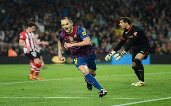 Andrés Iniesta, Gorka Iraizoz - FC Barcelona vs Athletic Club Bilbao