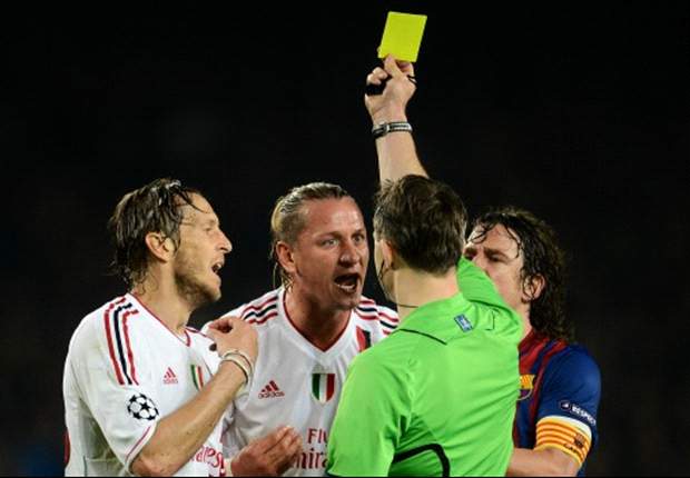 Barcelona-AC Milan referee pleased with match officials' performance