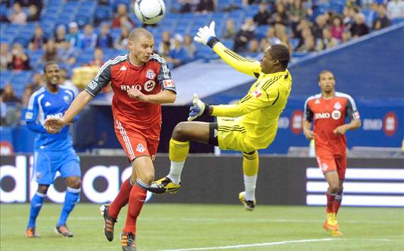 Donovan Ricketts and Danny Koevermans - Montreal Impact vs. Toronto FC