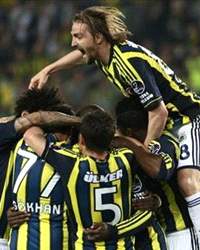 STSL: Fenerbahçeli oyuncuların gol sevinci