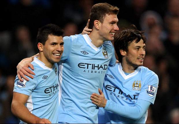Edin Dzeko insists he is happy to stay put at Manchester City