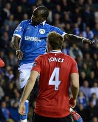 EPL - Wigan Athletic vs Manchester United,Victor Moses  