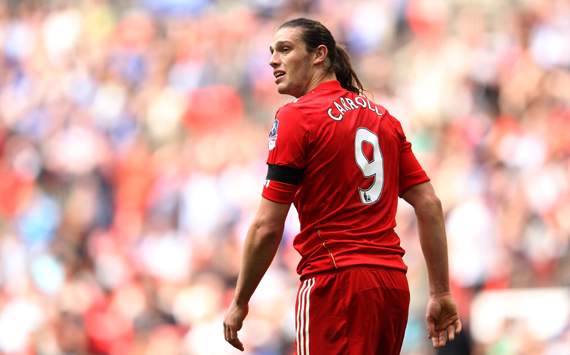 FA Cup Semi Final, Andy Carroll, Liverpool v Everton