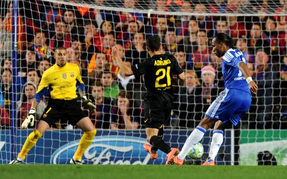 UEFA Champions League : Didier Drogba - Adriano Correia - Victor Valdes, Chelsea FC v Barcelona