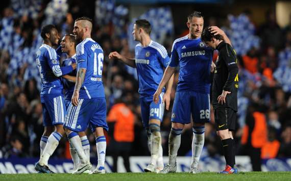 CL - Chelsea FC v Barcelona, Lionel Messi and John Terry