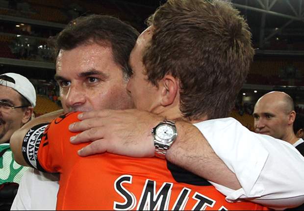 Brisbane Roar coach Ange Postecoglou savours fourth national title