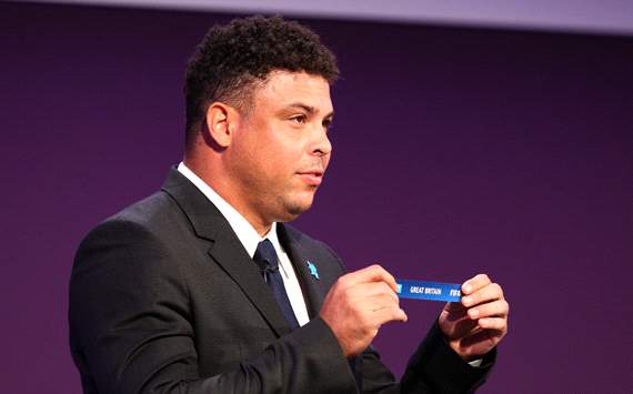 Ronaldo, Official Draw for the London 2012 Olympic Football 